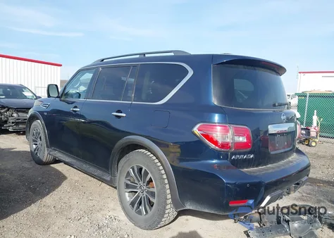 2020 Nissan Armada Sl 4Wd z USA, uszkodzony, nr VIN JN8AY2NC6LX519534